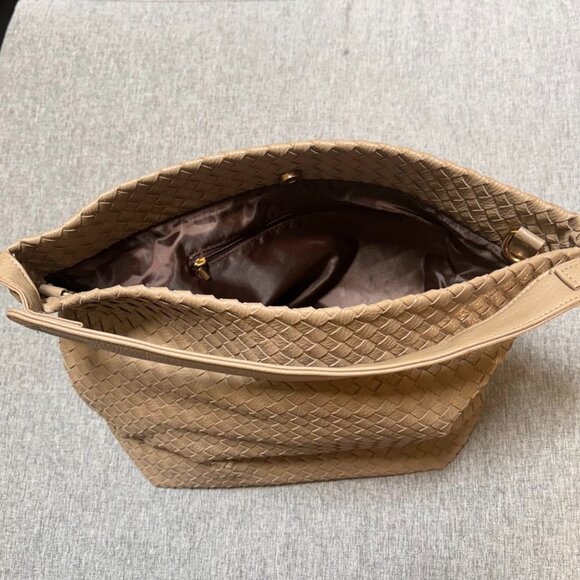 Woven Tote Bag Crossbody Shoulder Bag Large Hobo Handbag - Picture 4 of 8